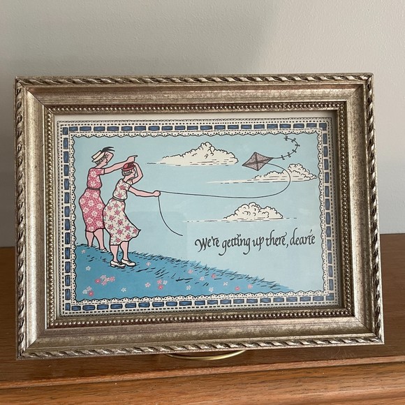 Adorable Punny Wall Art Glass Front Professionally Framed and Mounted Wall Art - Picture 2 of 10